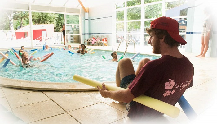 aquagym au camping week end ascension au camping avec piscine