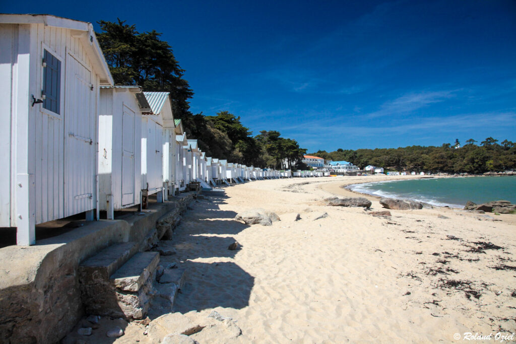 Plage au bois de la Chaize à Noirmoutier, le charme bourgeois